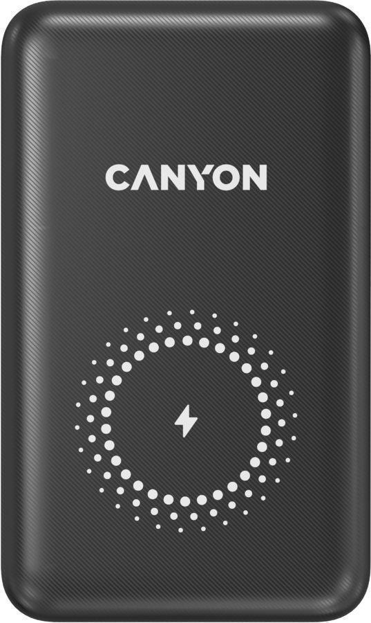 Мобильный аккумулятор Canyon PB-1001 10000mAh QC3.0/PD3.0 3A беспров.зар. черный (CNS-CPB1001B)