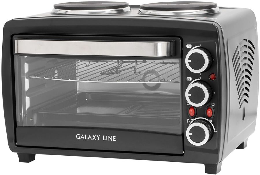 Мини-печь Galaxy Line GL 2606 26л. 3100Вт черный/серебристый