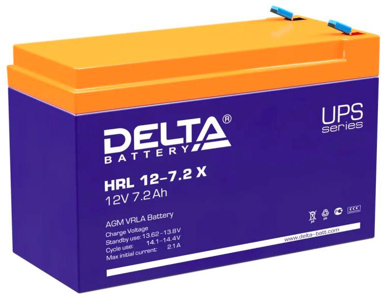 Батарея для ИБП Delta HRL 12-7.2 X 12В 7.2Ач