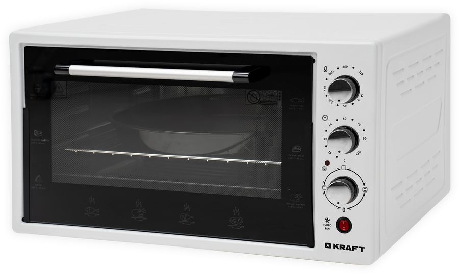 Мини-печь Kraft KF-MO 4506 W 45л. 1500Вт белый