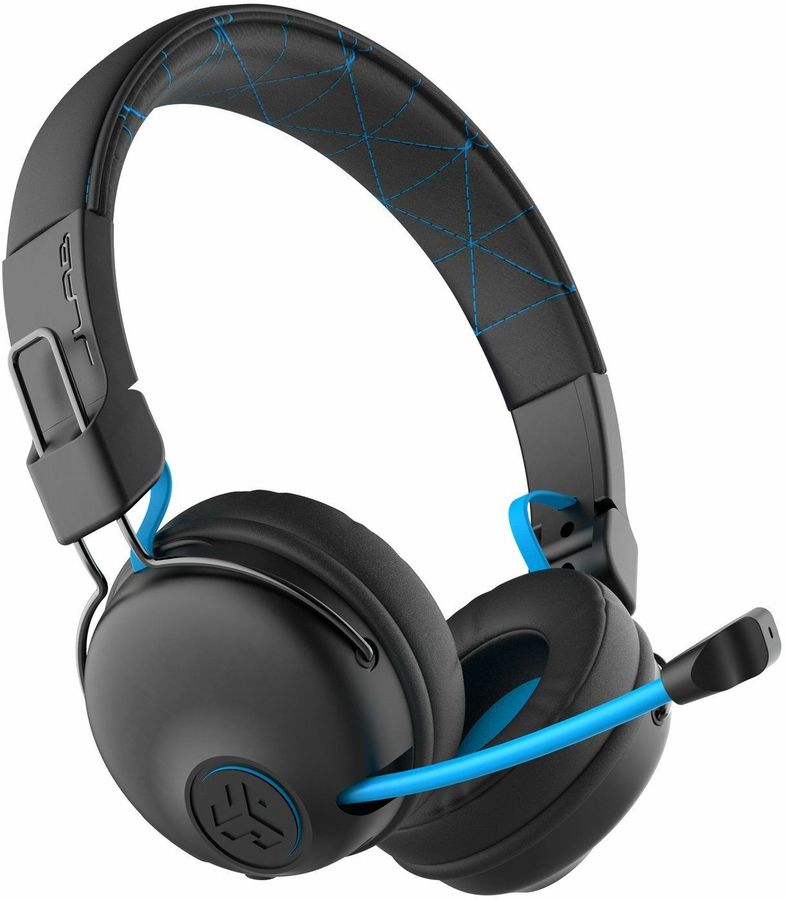 Наушники с микрофоном JLAB Play Gaming Wireless Headset On Ear черный накладные BT оголовье (IEUGHBPLAYRBLKBLU4)