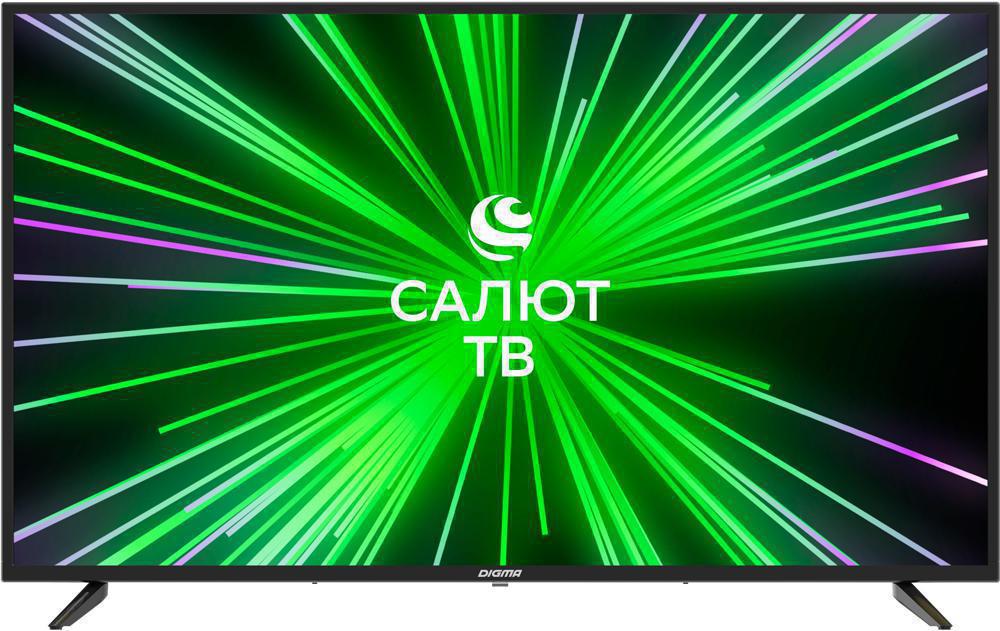 Телевизор LED Digma 43" DM-LED43UBB35 Салют ТВ черный 4K Ultra HD 60Hz DVB-T DVB-T2 DVB-C DVB-S DVB-S2 USB WiFi Smart TV (RUS)