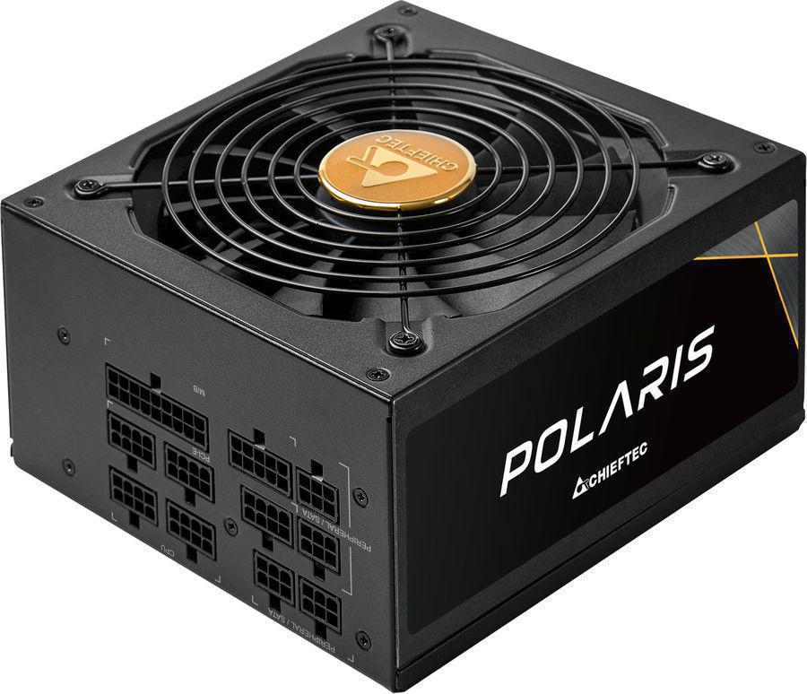 Блок питания Chieftec ATX 850W Polaris PPS-850FC 80+ gold (20+4pin) APFC 140mm fan 12xSATA Cab Manag RTL