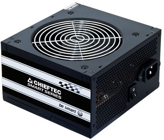 Блок питания Chieftec ATX 650W Smart GPS-650A8 (24+2x4+2x6/8пин, ATX-12V V.2.3, 12 cm fan, Active PFC)