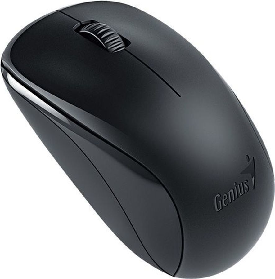 Мышь беспроводная Genius Wireless BlueEye Mouse NX-7000 Black USB 3btn+Roll