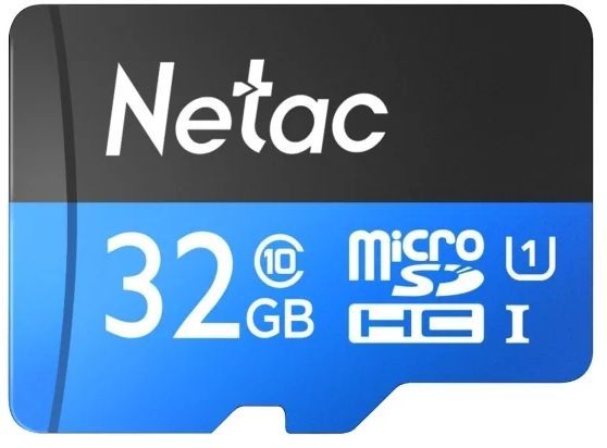 Флеш карта microSDHC 32Gb Class10 Netac NT02P500STN-032G-S P500 w/o adapter