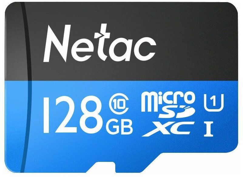 Флеш карта microSDXC 128GB Netac NT02P500STN-128G-S P500 w/o adapter