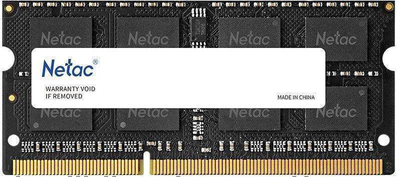 Память DDR3L 8Gb 1600MHz Netac NTBSD3N16SP-08 Basic RTL PC3-12800 CL11 SO-DIMM 204-pin 1.35В single rank Ret