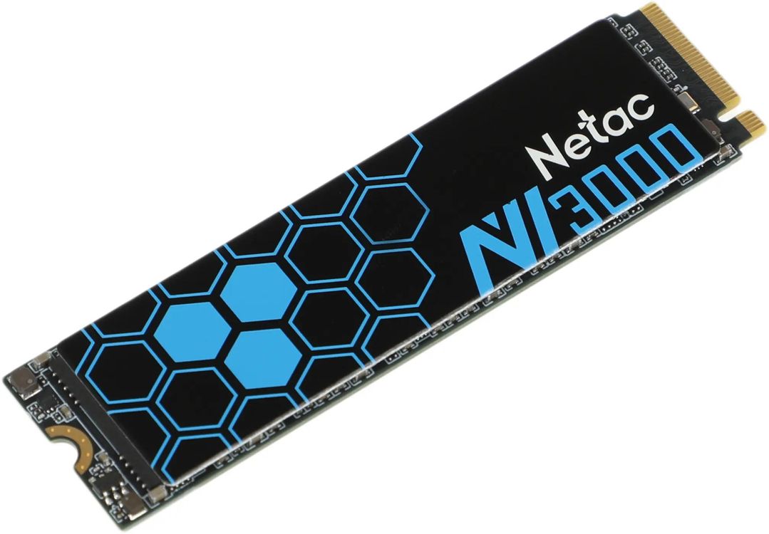 Накопитель SSD Netac PCIe 3.0 x4 250GB NT01NV3000-250-E4X NV3000 M.2 2280 3000/1400