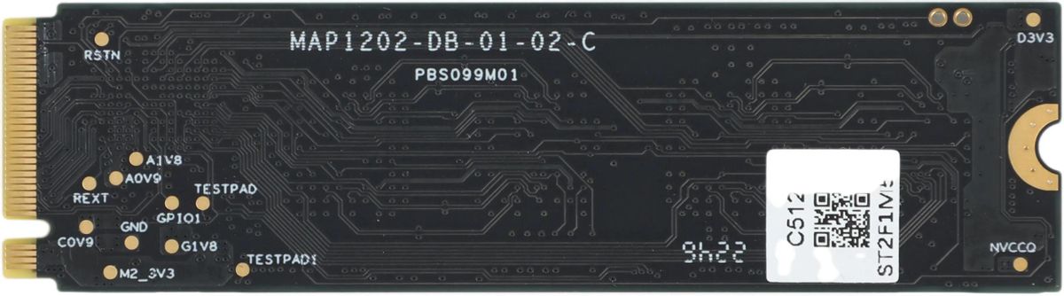 Накопитель SSD Netac PCIe 3.0 x4 512GB NT01NV2000-512-E4X NV2000 M.2 2280 2500/1950