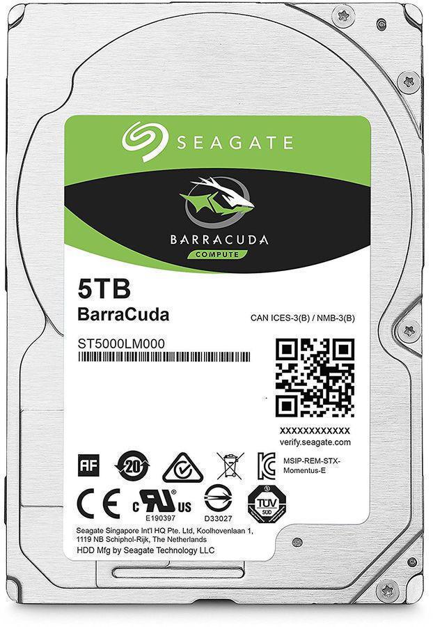 Жесткий диск Seagate SATA-III 5Tb ST5000LM000 Barracuda (5400rpm) 128Mb 2.5"
