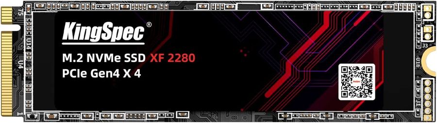 Накопитель SSD Kingspec PCIe 4.0 x4 512GB XF-512 M.2 2280