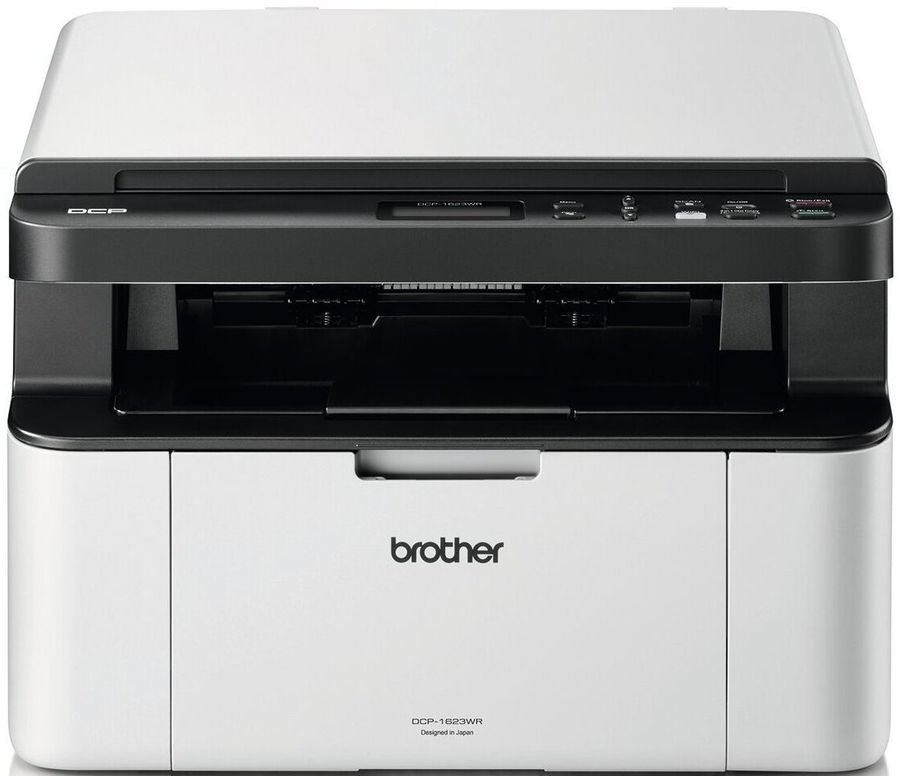 МФУ лазерный Brother DCP-1623WR A4 Net WiFi белый (в комплекте: + 2 картриджа)