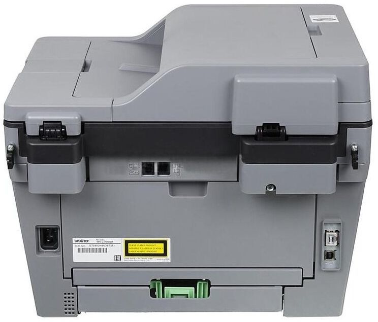 МФУ лазерный Brother MFC-L2700DWR A4 Duplex Net WiFi серый (в комплекте: + 2 картриджа)