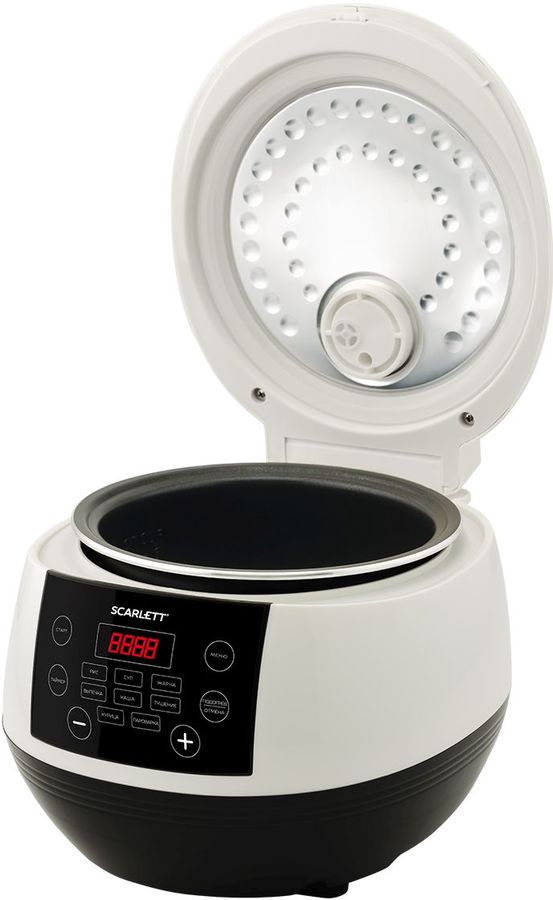 Мультиварка Scarlett SC-MC410S26 3л 500Вт черный/белый
