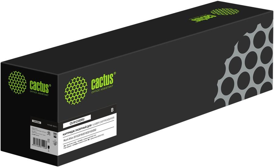 Картридж лазерный Cactus CS-R1230DRU 842340 черный (9000стр.) для Ricoh Aficio 2015/2016/2018/2018D/2020/2020D/MP 1500/MP 1600/MP 1600L/MP 1900/MP 2000/MP 2000L/MP 2000LN