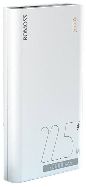 Мобильный аккумулятор Romoss Sense 6F 20000mAh PD 3A белый