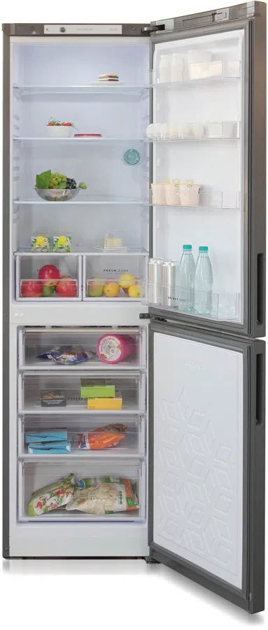 Холодильник Бирюса Б-W6049 2-хкамерн. графит матовый мат.