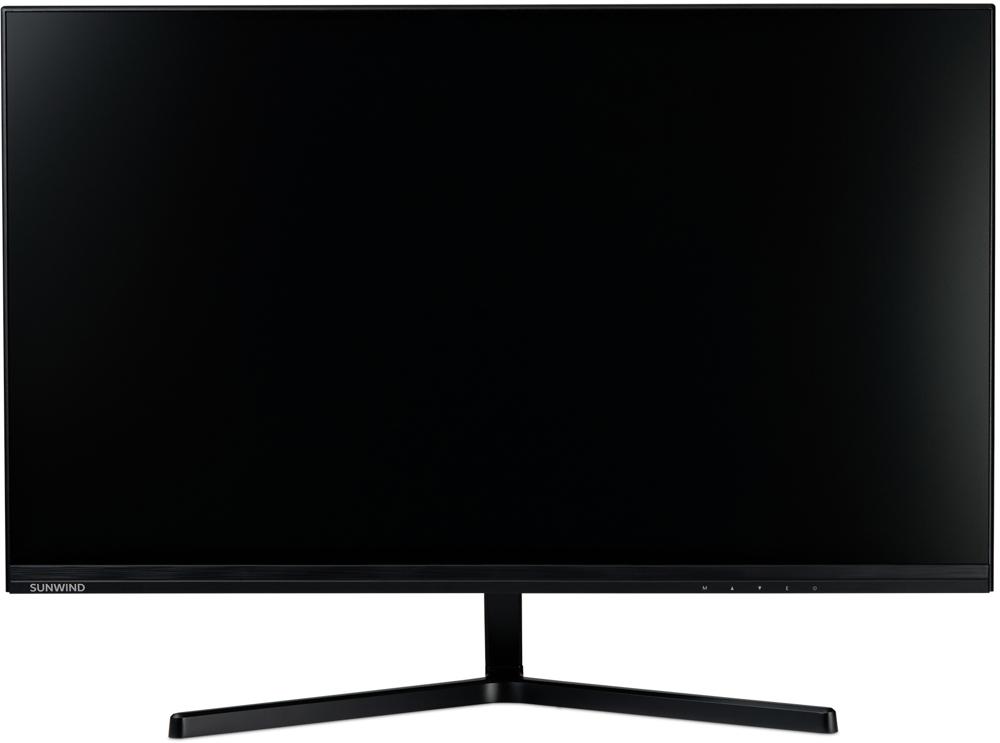 Монитор SunWind 23.8" SUN-M24BG110 черный VA LED 6ms 16:9 HDMI матовая 250cd 178гр/178гр 1920x1080 165Hz DP FHD USB 2.6кг