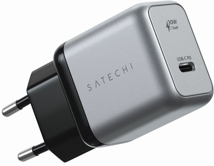 Сетевое зар./устр. Satechi USB-C GaN Wall Charger 3A (PD) USB Type-C универсальное серый (ST-UC30WCM-EU)