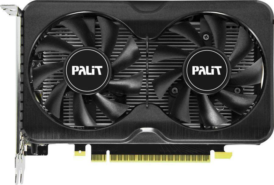 Видеокарта Palit PCI-E PA-GTX1630 DUAL 4G NVIDIA GeForce GTX 1630 4096Mb 64 GDDR6 1740/12000 HDMIx1 DPx2 HDCP Ret