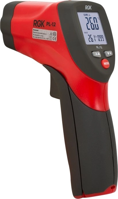 Пирометр RGK PL-12 красный/черный