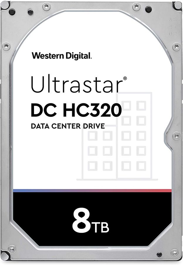 Жесткий диск WD SATA-III 8Tb 0B36404 HUS728T8TALE6L4 Ultrastar DC HC320 (7200rpm) 256Mb 3.5"