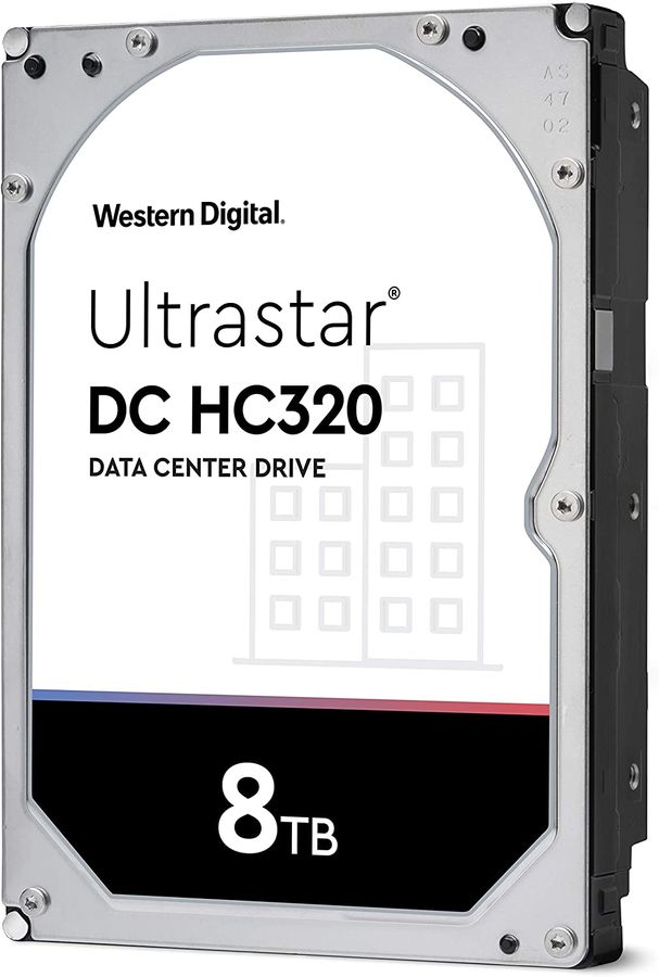 Жесткий диск WD SATA-III 8TB 0B36404 HUS728T8TALE6L4 Server Ultrastar DC HC320 512E (7200rpm) 256Mb 3.5"