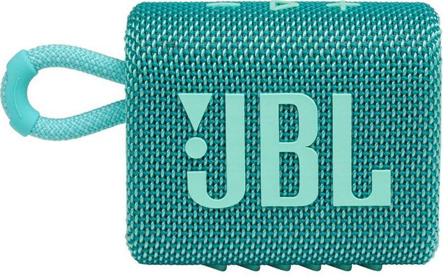 Колонка порт. JBL GO 3 бирюзовый 4.2W 1.0 BT (JBLGO3TEAL)