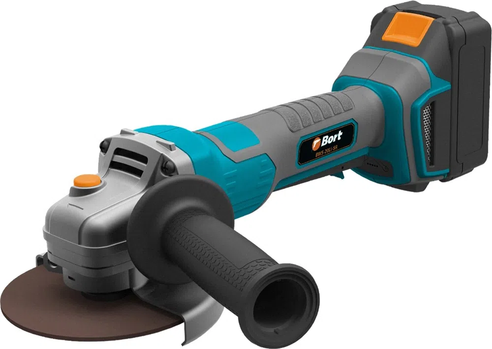 Углошлифовальная машина Bort BWS-20Li-SR 7000об/мин рез.шпин.:M14 d=125мм жестк.кейс (93412215)