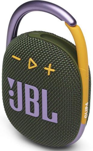 Колонка порт. JBL Clip 4 зеленый 5W 1.0 BT 15м 500mAh (JBLCLIP4GRN)