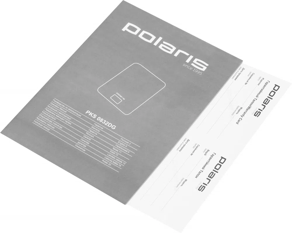 Весы кухонные электронные Polaris PKS0832DG макс.вес:8кг рисунок/джем