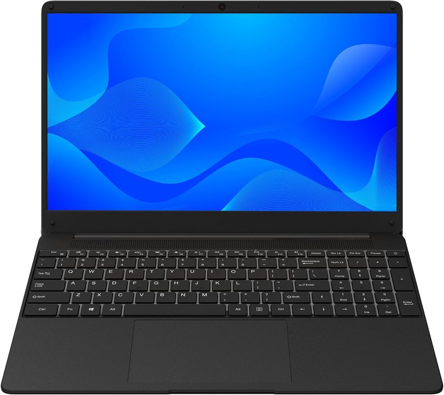 Ноутбук Hiper Workbook MTL1585W Core i3 1115G4 8Gb SSD512Gb Intel UHD Graphics 15.6" IPS FHD (1920x1080) Windows 11 Professional black WiFi BT Cam 5000mAh