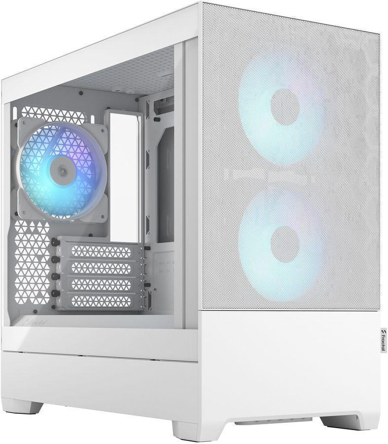 Корпус Fractal Design PoP Mini Air RGB White TG белый без БП ATX 3x120mm 2xUSB3.0 audio bott PSU