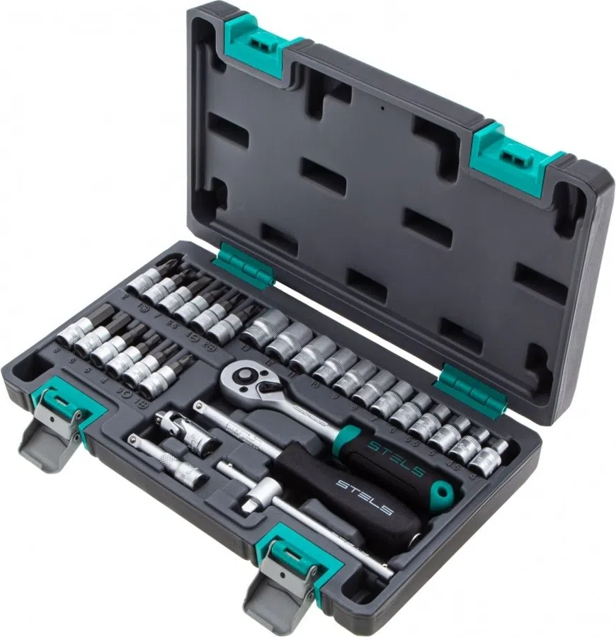 Набор инструментов Stels 14100 29 предметов (жесткий кейс)