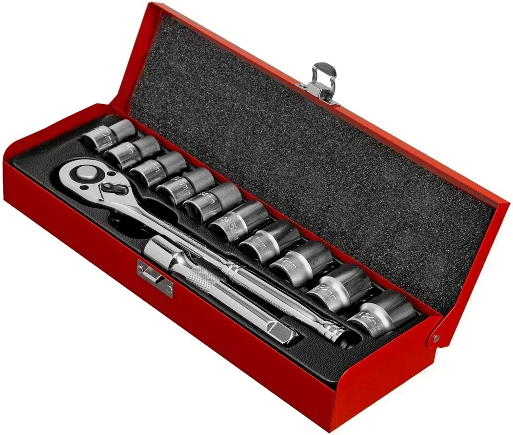 Набор торцевых головок Matrix 13526 в комплекте 12 предметов +жесткий кейс