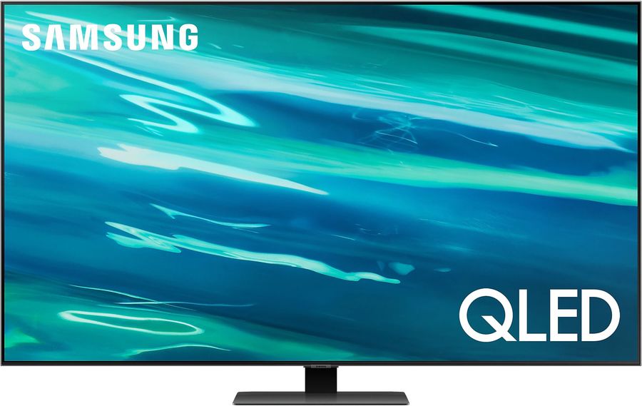 Телевизор QLED Samsung 75" QE75Q80AAUXCE Series 8 черненое серебро 4K Ultra HD 120Hz DVB-T2 DVB-C DVB-S2 WiFi Smart TV (RUS)