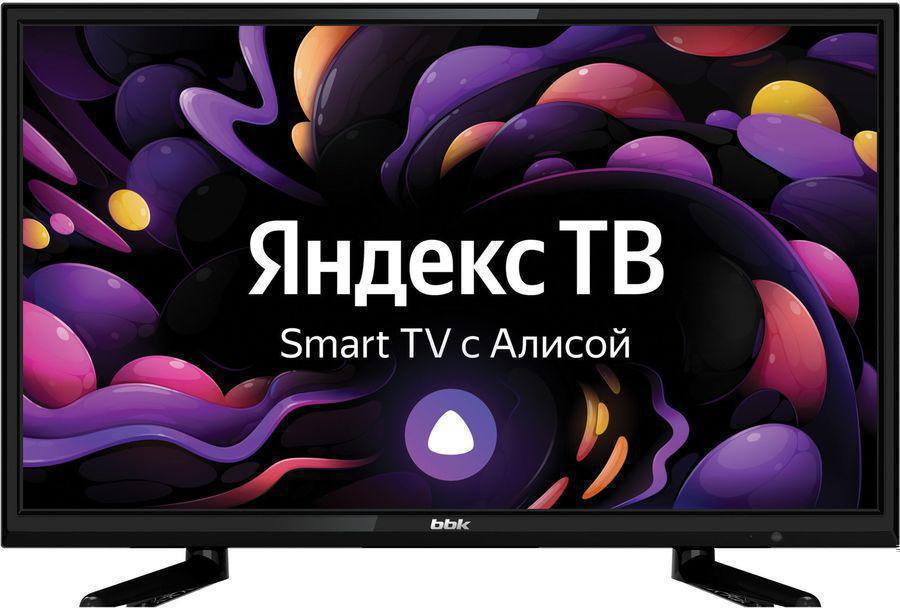 Телевизор LED BBK 24" 24LEX-7287/TS2C Яндекс.ТВ черный HD READY 50Hz DVB-T2 DVB-C DVB-S2 USB WiFi Smart TV (RUS)