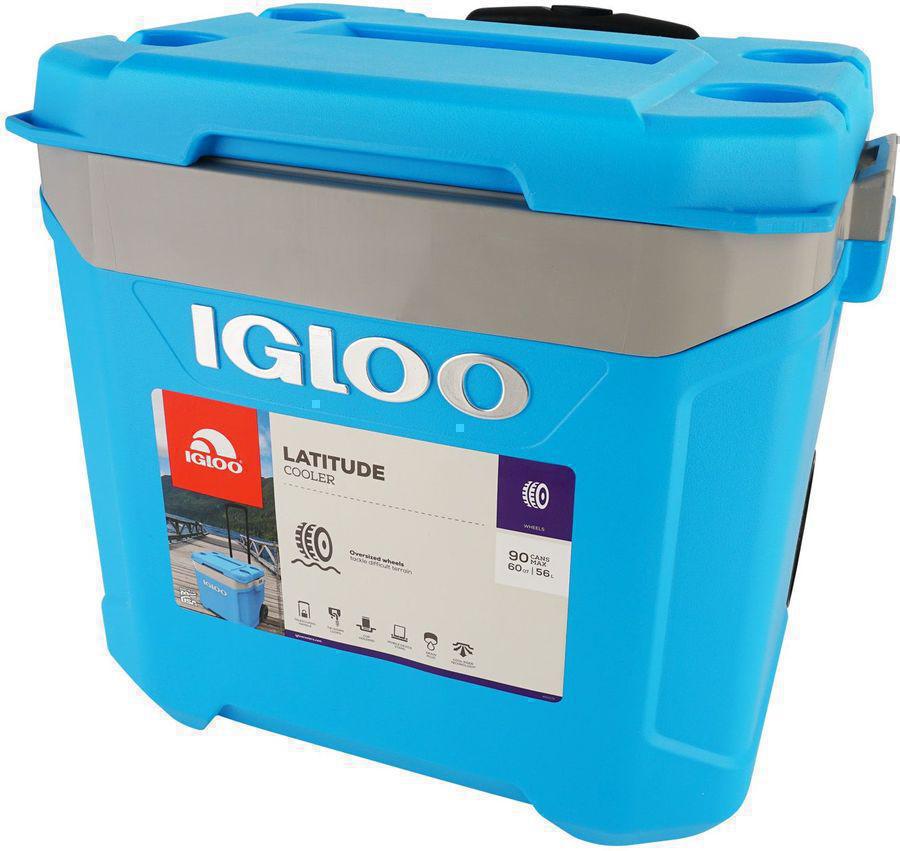 Автохолодильник Igloo 00034664 56л синий/серебристый