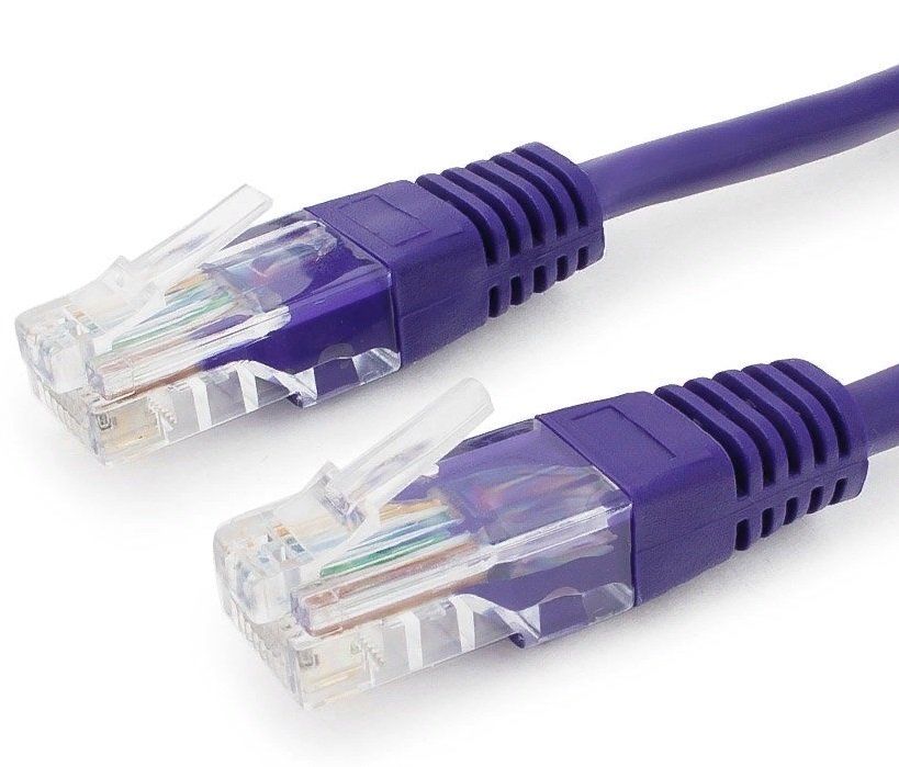 Патч-корд Premier PP12-1M/V 1000Гбит/с UTP 4 пары cat.5E CCA molded 1м фиолетовый RJ-45 (m)-RJ-45 (m)