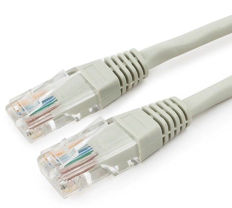 Патч-корд Premier PP6U-20M 10000Гбит/с UTP 4 пары cat.6 CCA molded 20м серый RJ-45 (m)-RJ-45 (m)