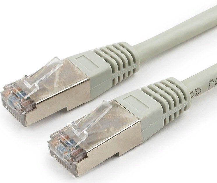 Патч-корд Premier PP6-10M 10000Гбит/с FTP 4 пары cat6 CCA molded 10м серый RJ-45 (m)-RJ-45 (m)