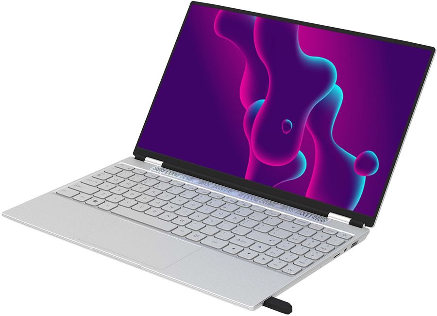 Ноутбук Hiper Workbook N1567 Core i3 10110U 8Gb SSD256Gb Intel UHD Graphics 15.6" IPS FHD (1920x1080) Windows 10 Professional silver WiFi BT Cam 5000mAh (N1567RH3WI)