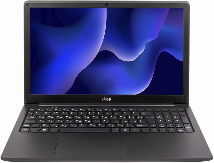 Ноутбук Hiper Workbook N15RP Ryzen 5 3500U 8Gb SSD256Gb AMD Radeon Vega 8 15.6" IPS FHD (1920x1080) Windows 10 Professional black WiFi BT Cam 6000mAh (N15RP95WI)
