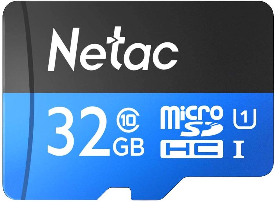 Флеш карта microSDHC 32GB Netac NT02P500STN-032G-R P500 + adapter