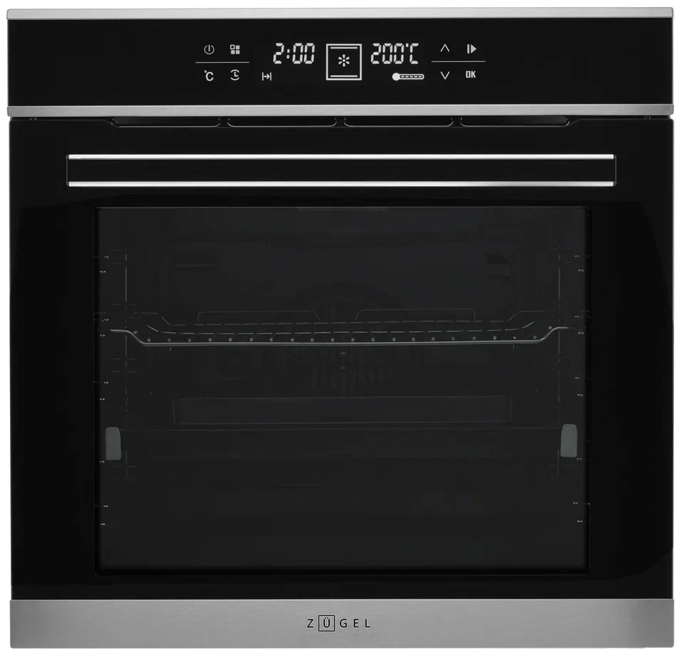 Духовой шкаф Электрический Zugel ZOE601X нержавеющая сталь/черный