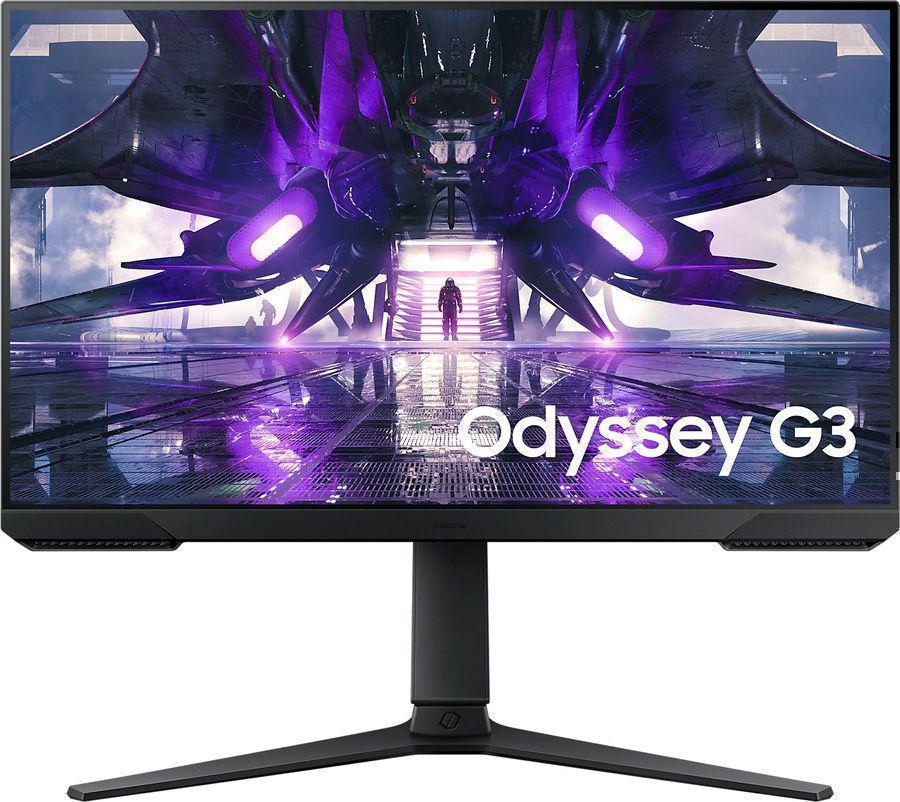 Монитор Samsung 24" Odyssey G3 S24AG302NI черный VA LED 1ms 16:9 HDMI полуматовая HAS Piv 250cd 178гр/178гр 1920x1080 144Hz FreeSync Premium DP FHD 4.1кг