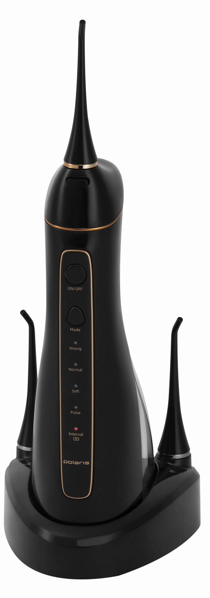 Ирригатор Polaris PWF 0201 импульсн. 5насад. черный