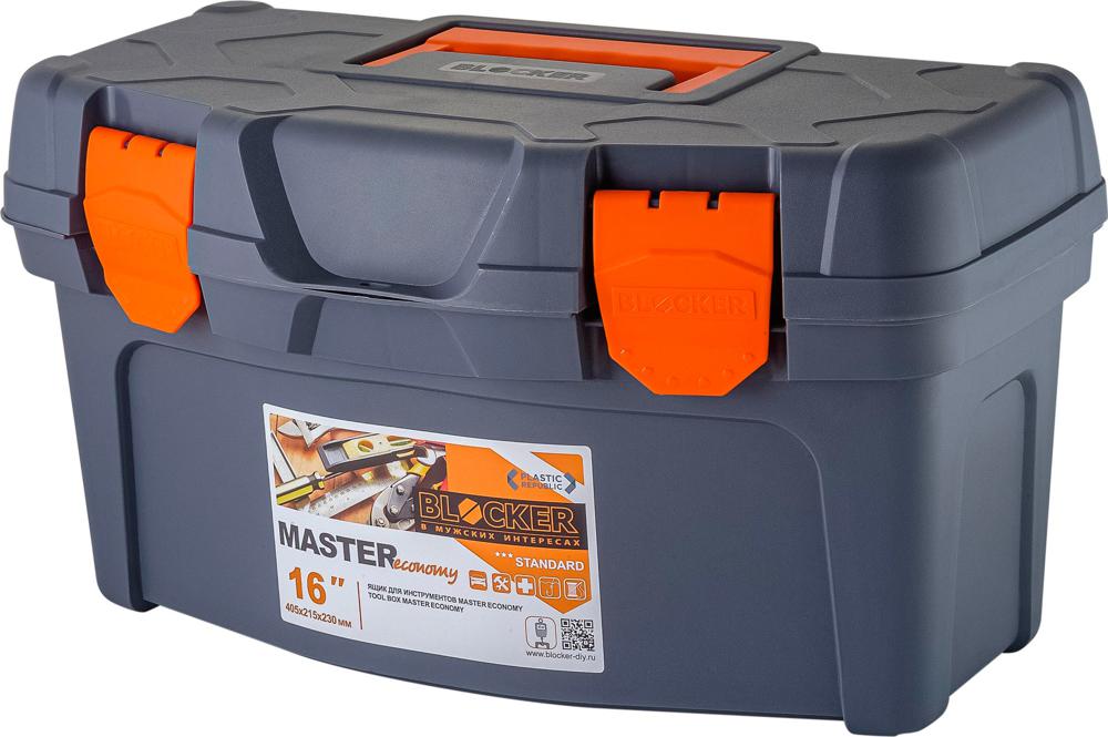 Ящик для инструментов Blocker Master BR6002 1отд. черный/оранжевый (BR6002ЧРОР)