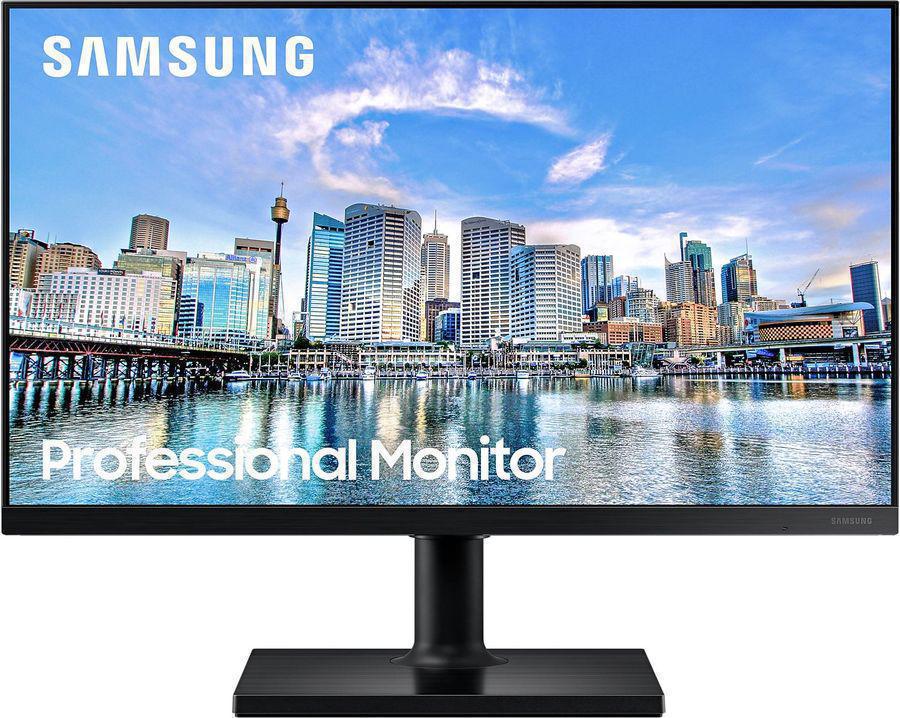 Монитор Samsung 23.8" F24T450FQ черный IPS LED 5ms 16:9 HDMI матовая HAS Pivot 1000:1 250cd 178гр/178гр 1920x1080 DisplayPort FHD USB 4кг